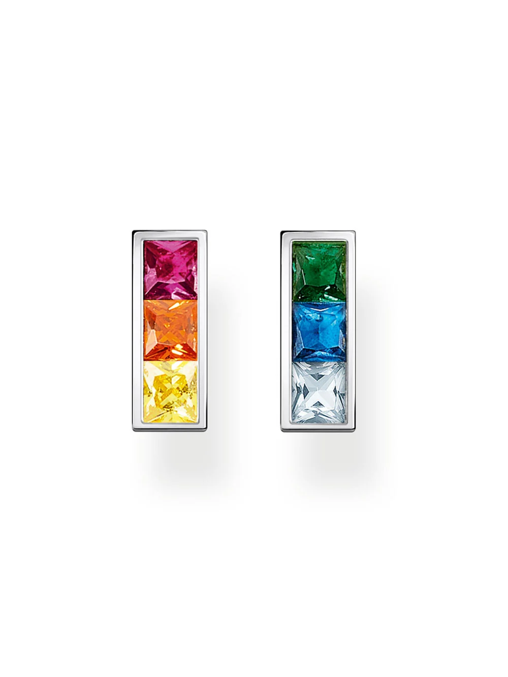 Thomas Sabo Ear Studs Stone Rainbow H2250-477-7