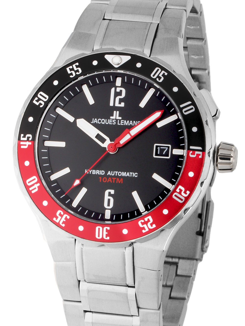 Jacques Lemans 1-2109F Hybromatic men`s 42mm