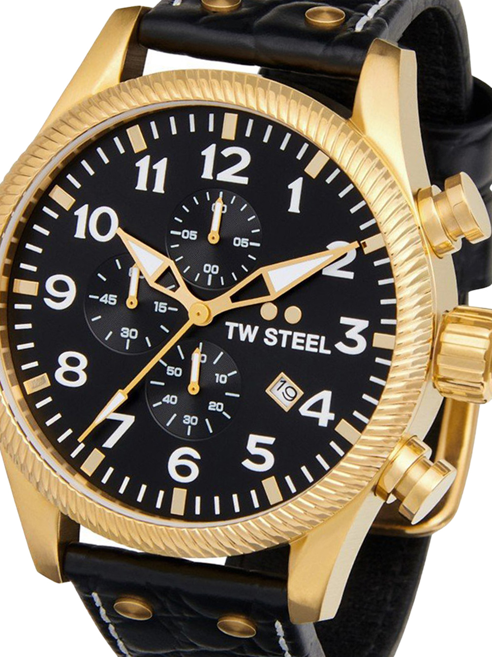 TW-Steel VS115 Volante Chronograph Mens Watch 48mm 10ATM