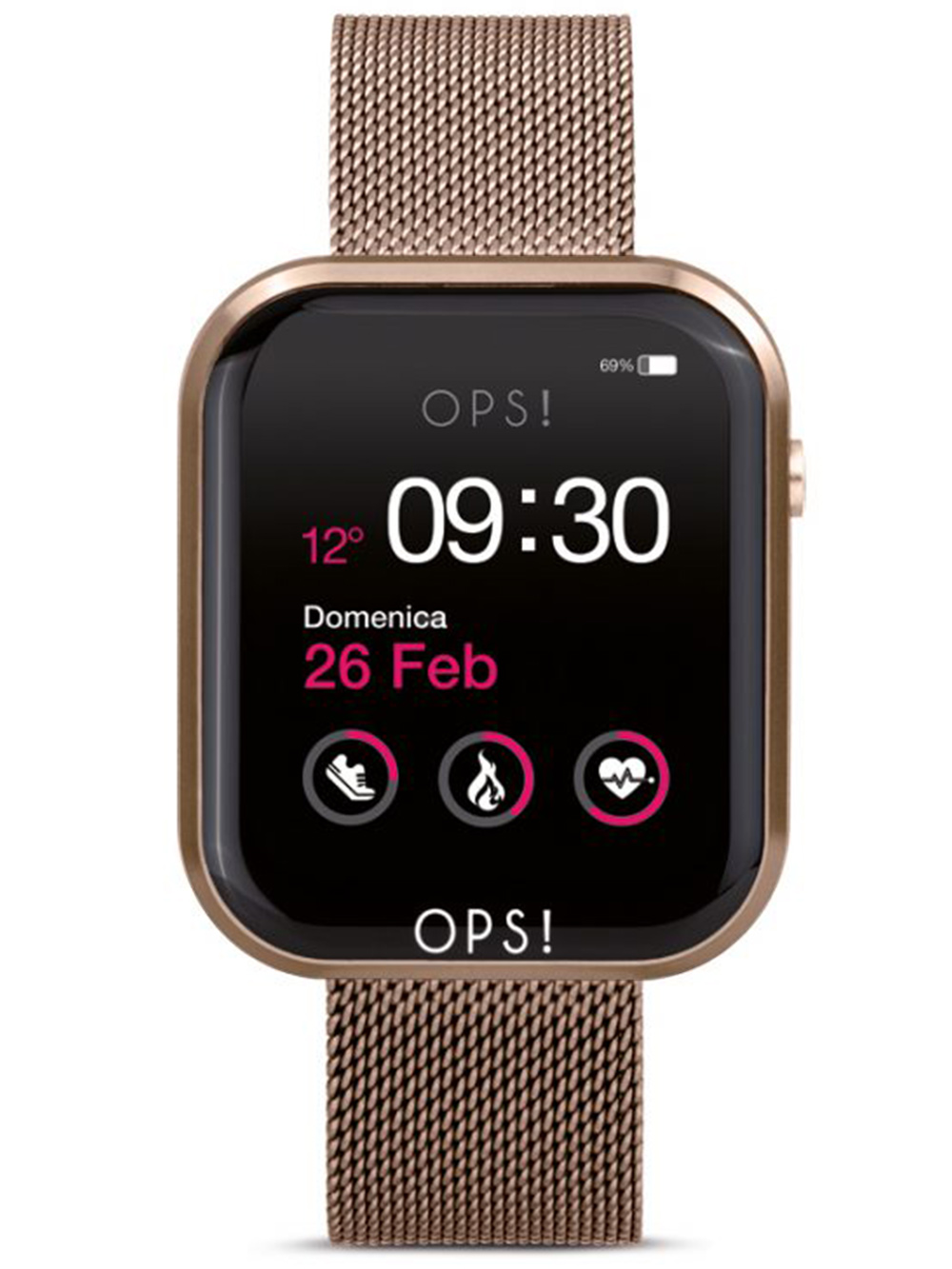 OPS!SMART OPSSW-17 Call Unisex Smartwatch 38mm