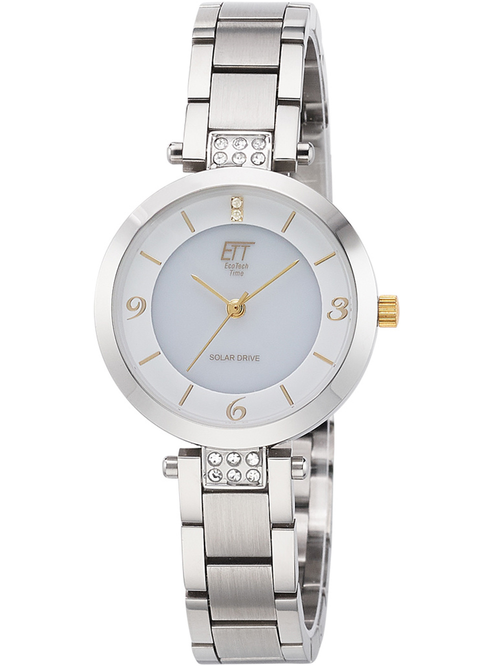 ETT ELS-12144-12M Diamond Lady Solar Drive Ladies Watch 30mm 5ATM