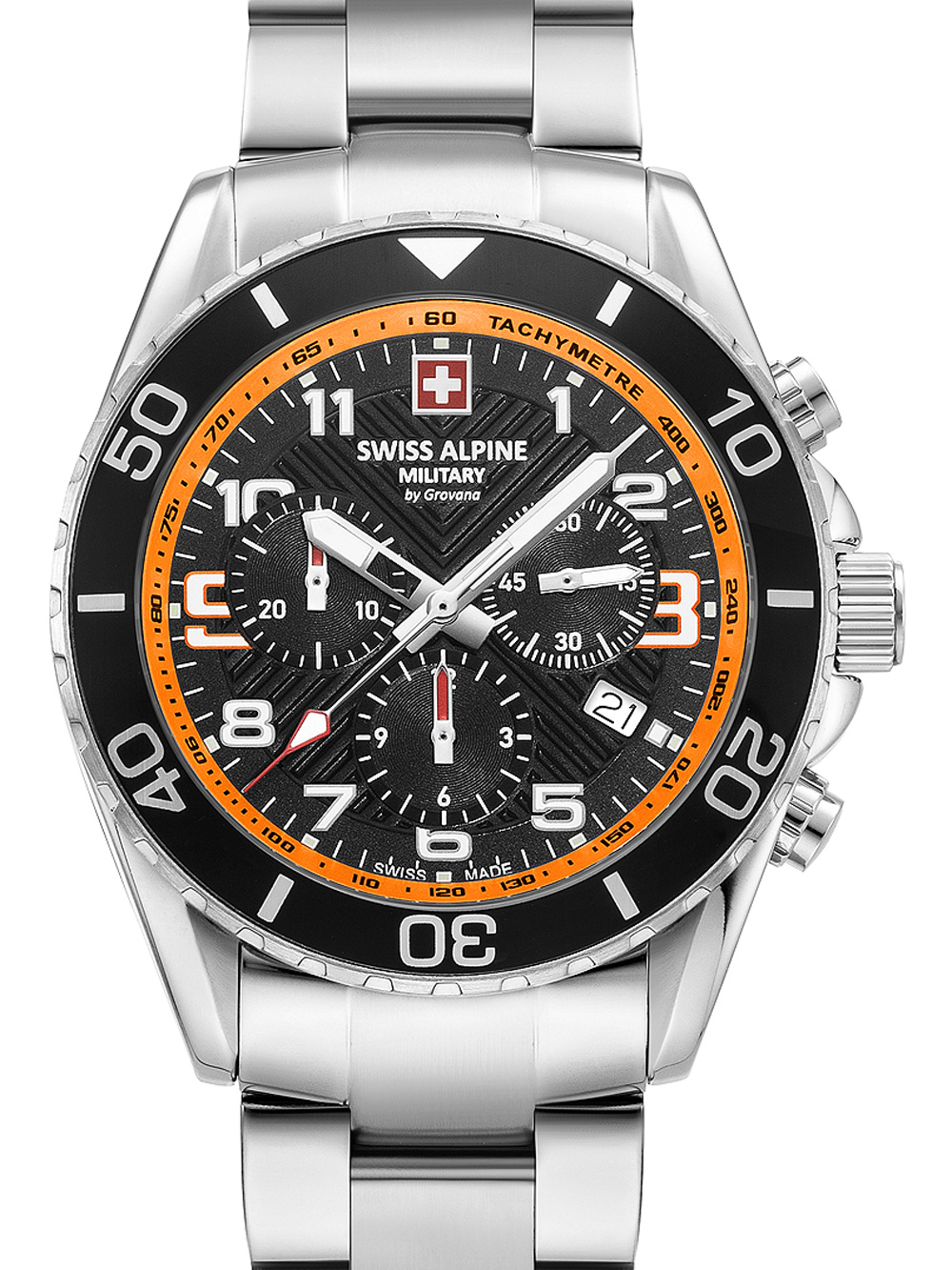 Swiss Alpine Military 7029.9139 Raptor Chronograph Mens Watch 42mm