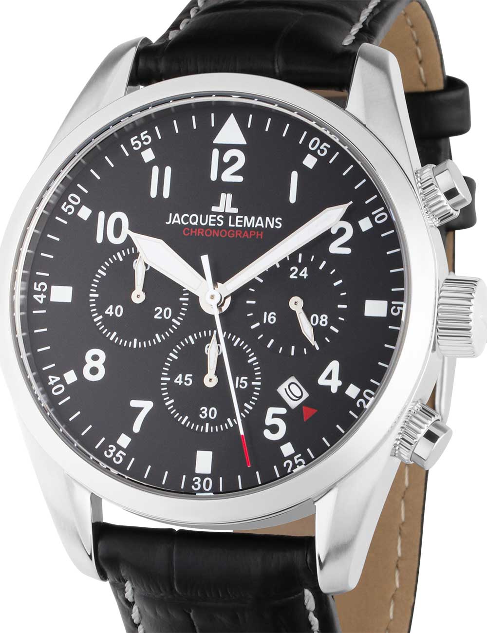 Jacques Lemans 42-2A Barcelona Mens Chronograph 42mm 10ATM