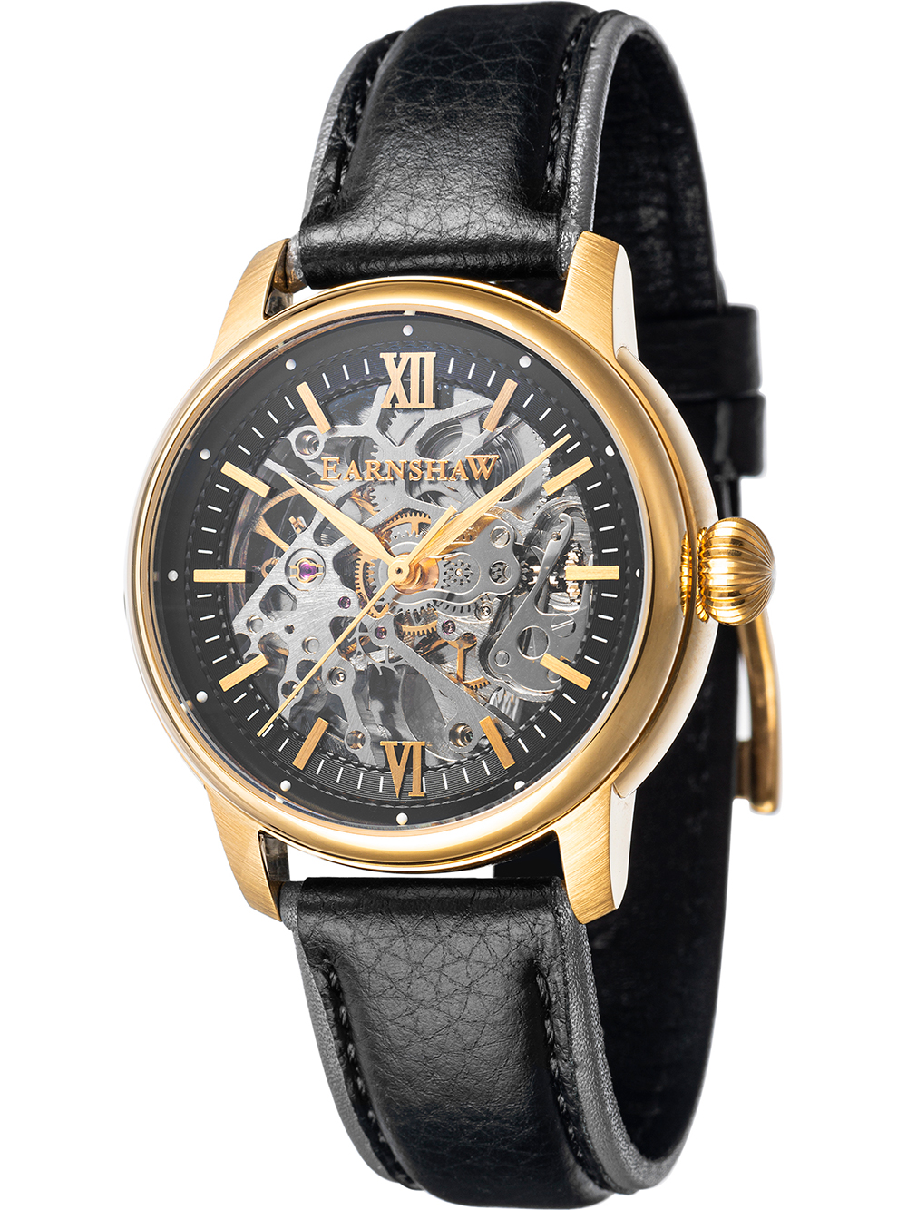 Thomas Earnshaw ES-8110-03 Mens Watch Cornwall Skeleton Automatic 40mm 5ATM