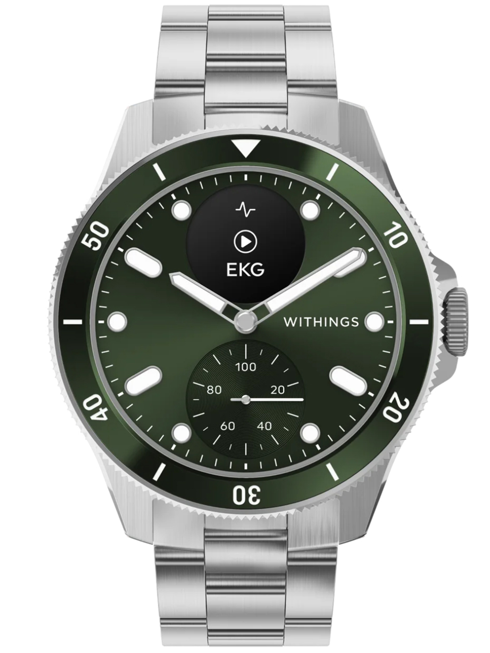 Withings HWA10-model 8-All-Int ScanWatch Nova Green 43mm 10ATM 