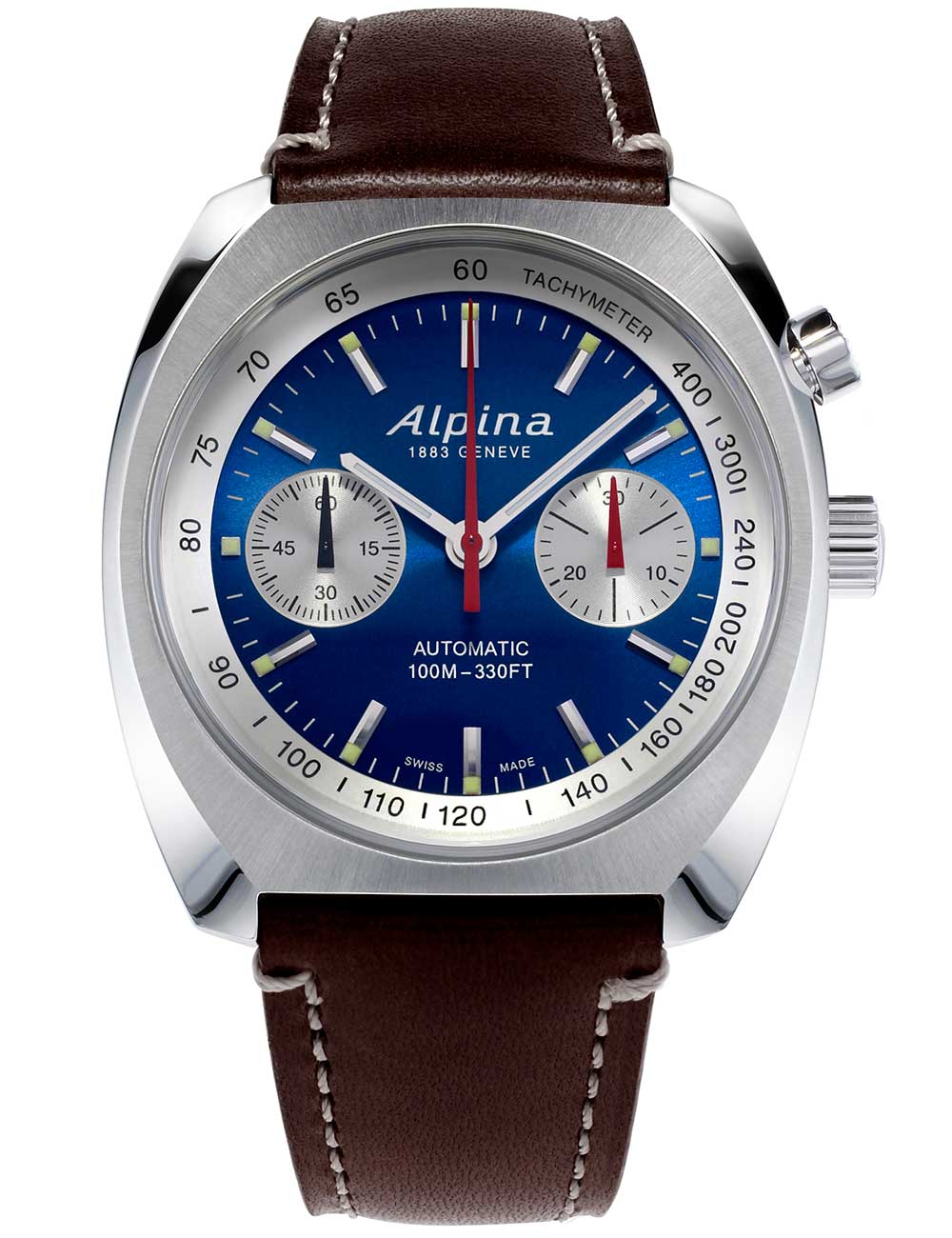 Alpina AL-727LNS4H6 Mens Watch Startimer Heritage Autom. Chrono 42mm 10ATM