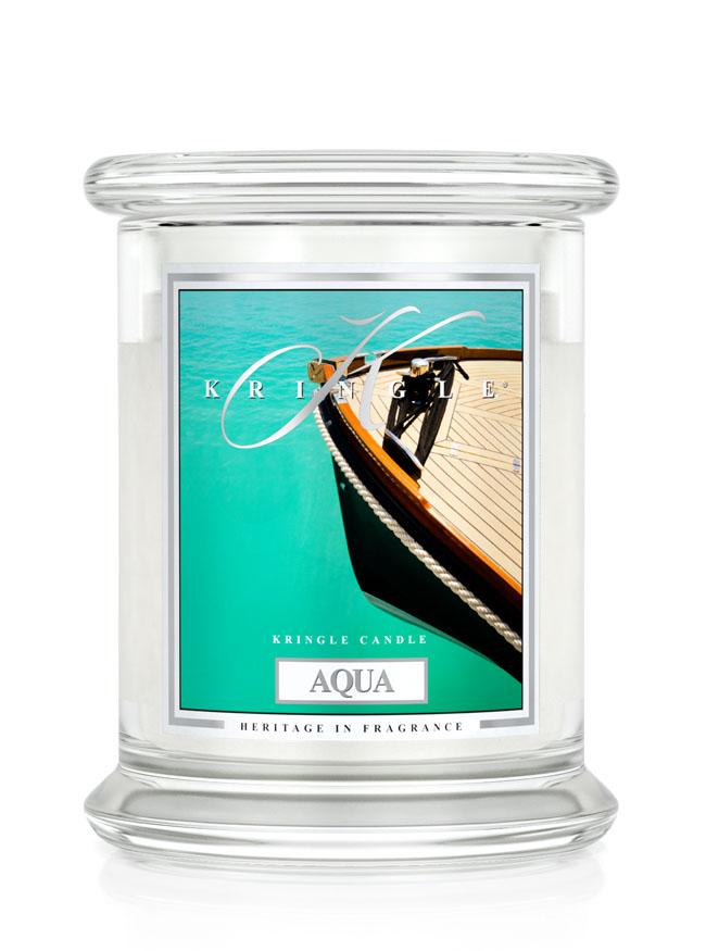 Kringle Candle Aqua illatosított gyertya közepes 2 kanócos (411 g)