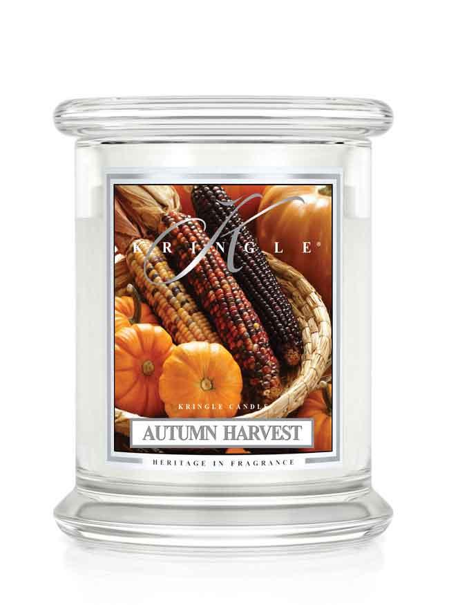 Kringle Candle Autumn Harvest közepes 2 kanócos illatgyertya (411 g)