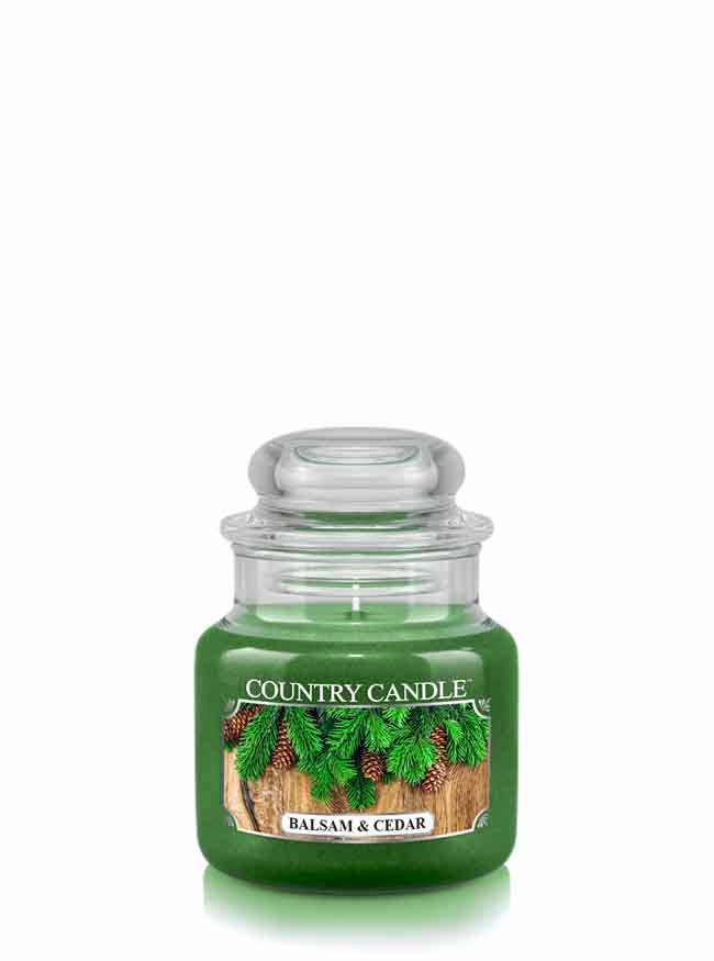 Country Candle Balsam & Cedar illatú gyertya mini 1 kanóc (104 g)