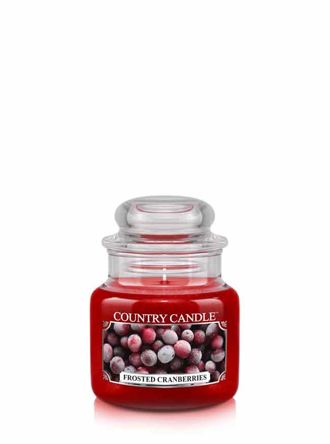 Country Candle Frosted Cranberry illatgyertya mini 1 kanóc (104 g)