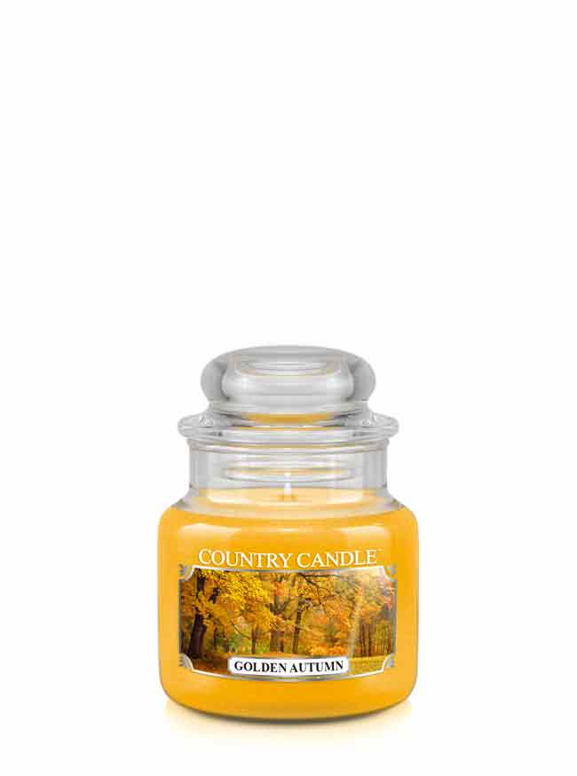 Country Candle Golden Autumn illatgyertya mini 1 kanóc (104 g)