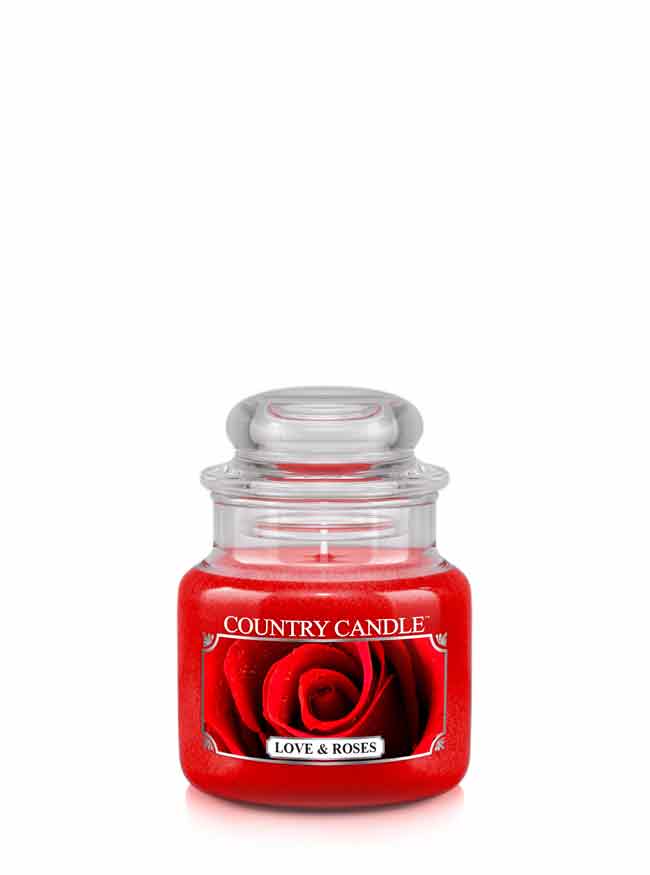 Country Candle Love & Roses illatgyertya mini 1 kanóc (104 g)