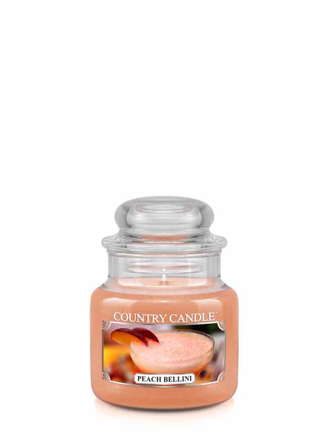 Country Candle Peach Bellini illatgyertya mini 1 kanóc (104 g)