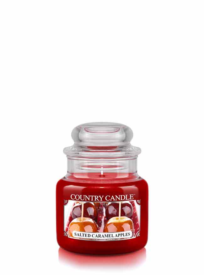 Country Candle Sós Caramel Alma illatgyertya mini 1 kanóc (104 g)