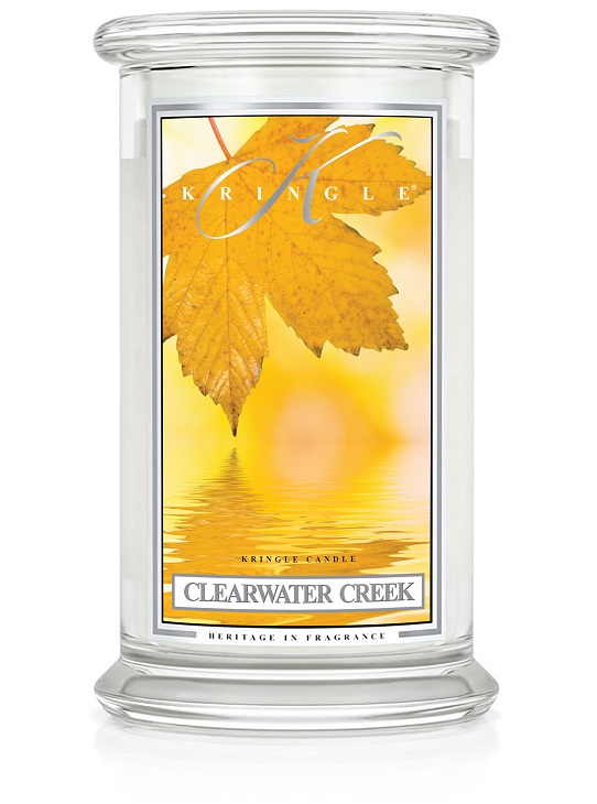 Kringle Candle Clearwater Creek nagy 2 kanócos illatgyertya (624 g)