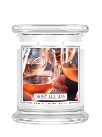 Kringle Candle Rose All Day illatosított gyertya közepes 2 kanóc (411 g)