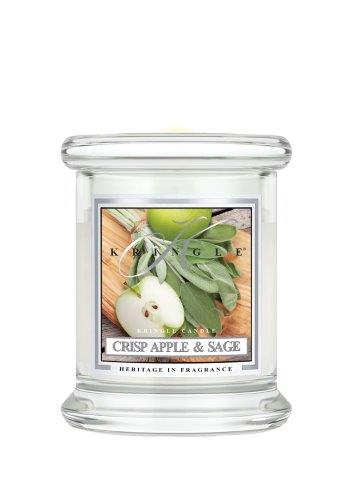 Kringle Candle Crisp Apple & Sage illatgyertya mini 1 kanóc (127 g)