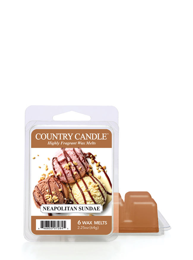 Country Candle Napolitan Sundae illatviasz (64 g)