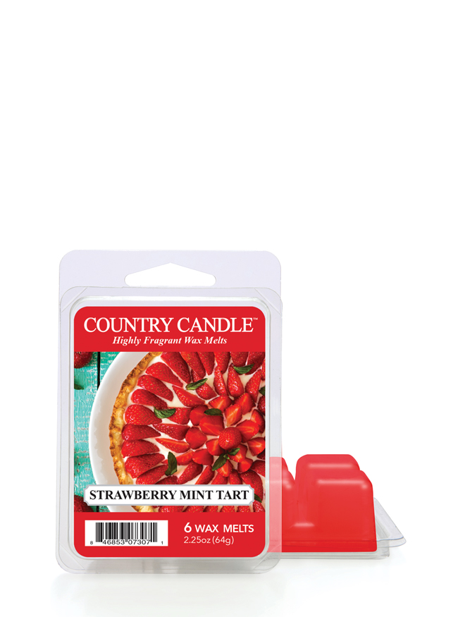 Country Candle Strawberry Mint Tart illatviasz (64 g)