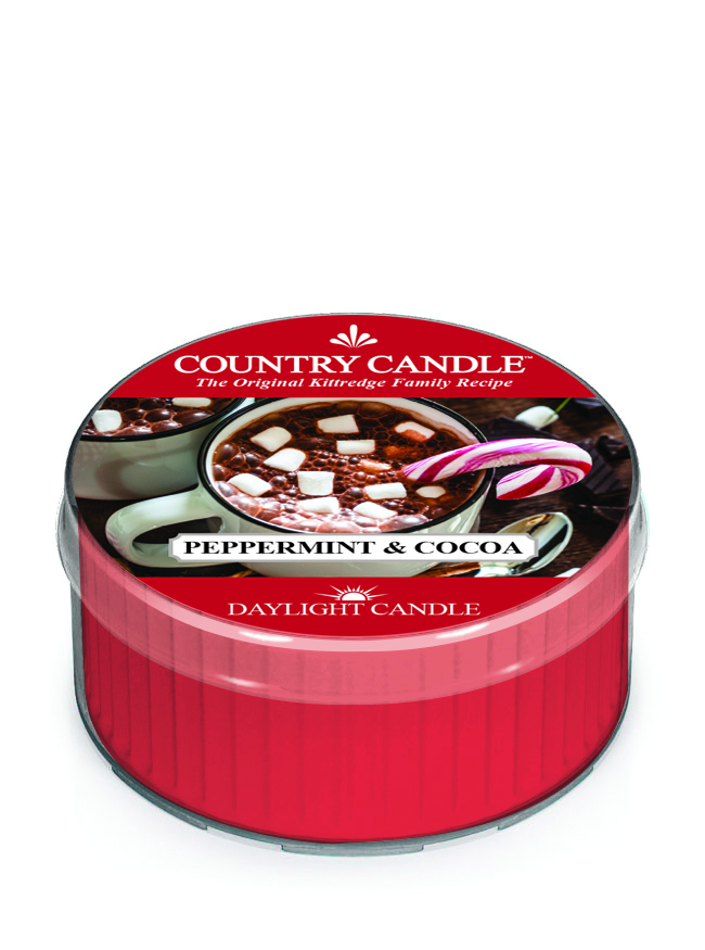 Country Candle Peppermint Kakaó illatú gyertya (42g)