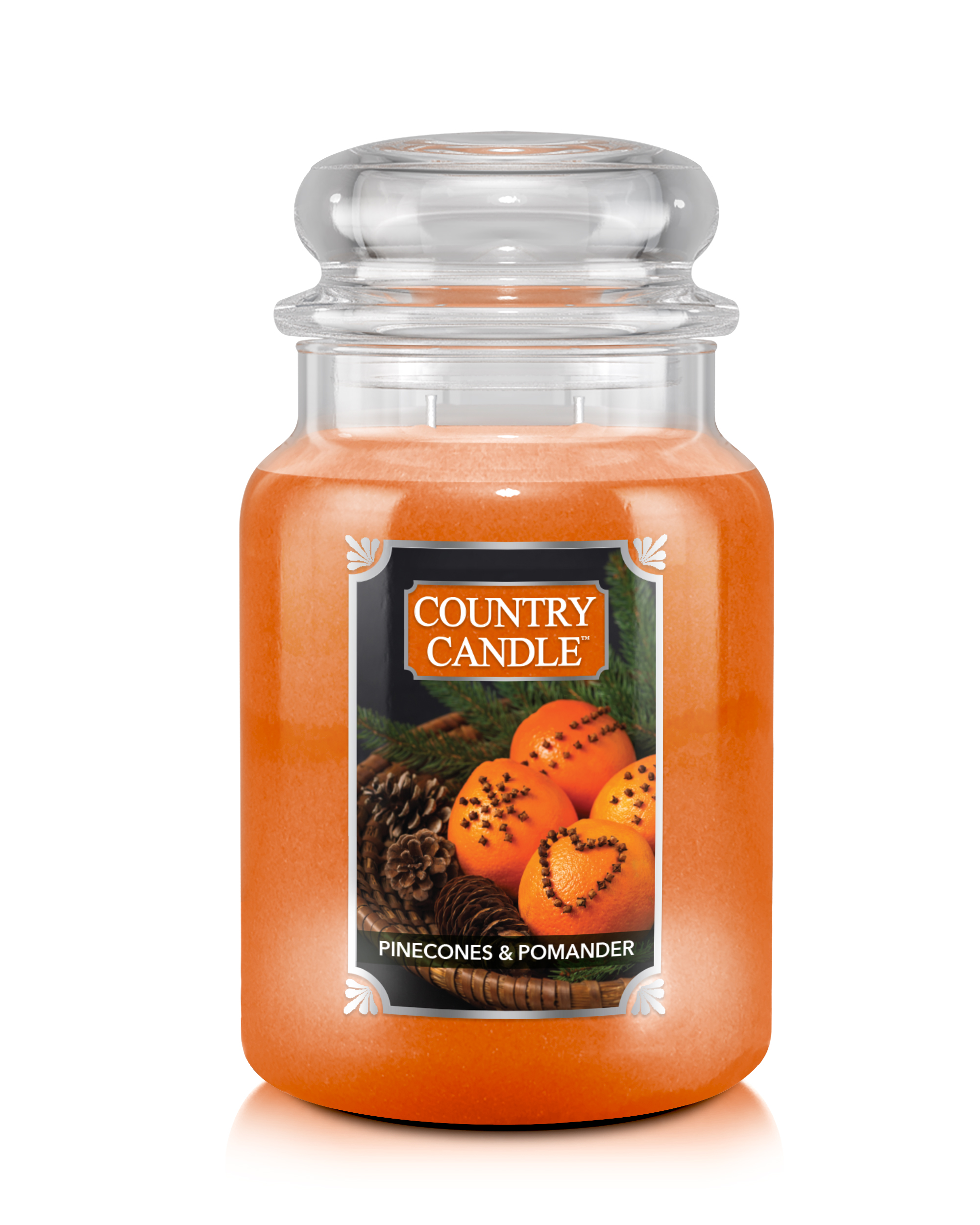 Country Candle Pinecone & Pomander nagy 2 kanócos illatgyertya (737 g)