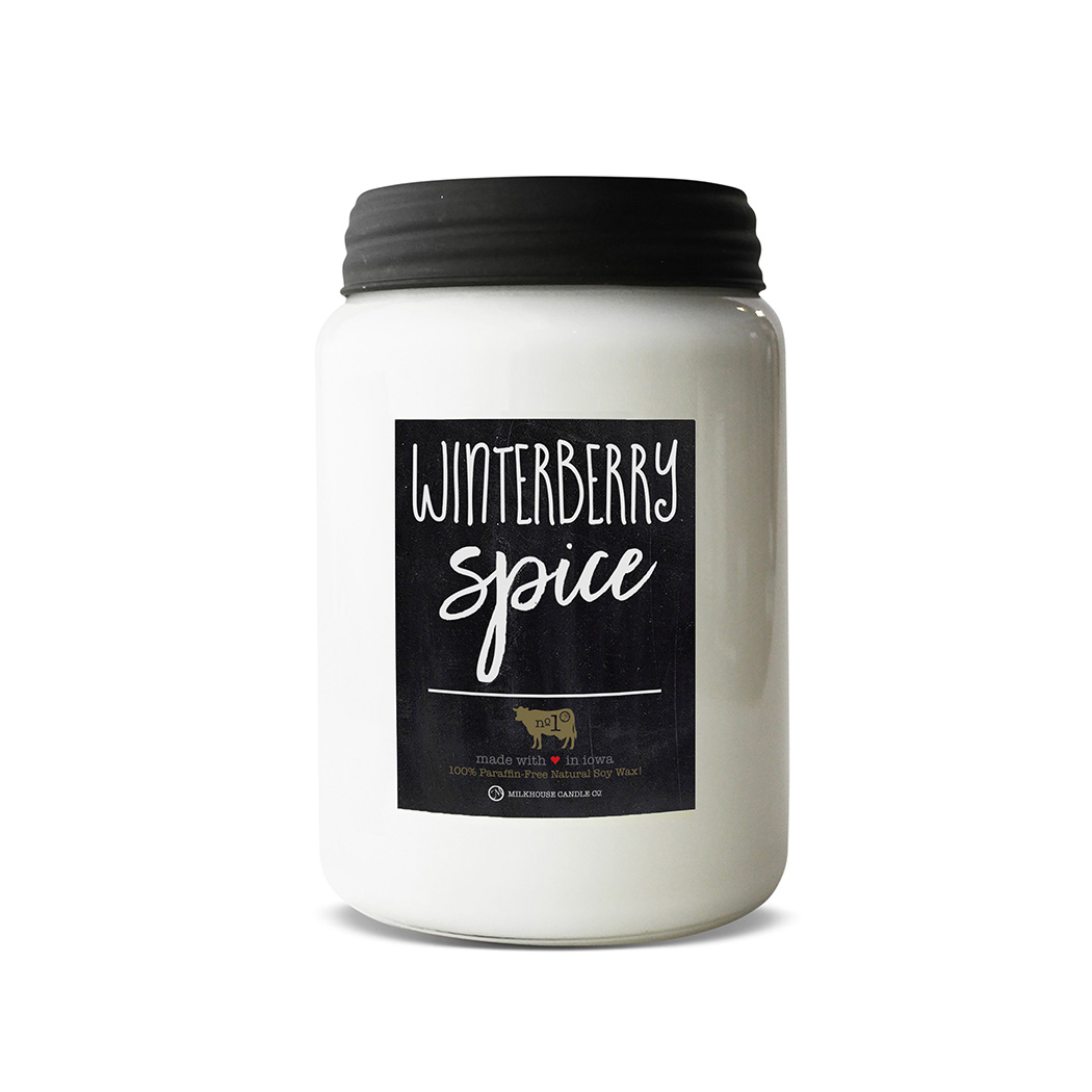 MILKHOUSE GYERTYA Winterberry Spice illatgyertya Farmhouse Jar (737 g)