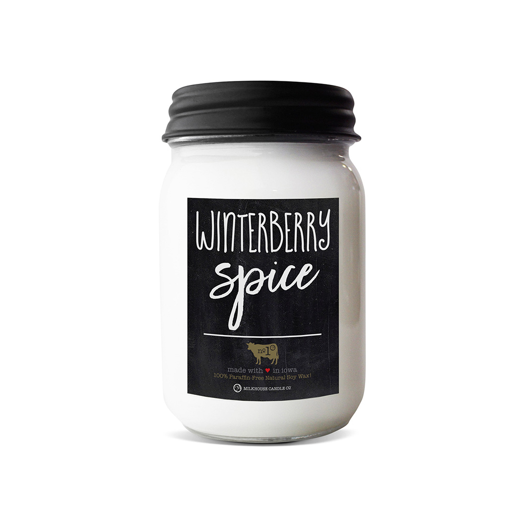 MILKHOUSE GYERTYA Winterberry Spice illatgyertya Farmhouse Jar (368 g)