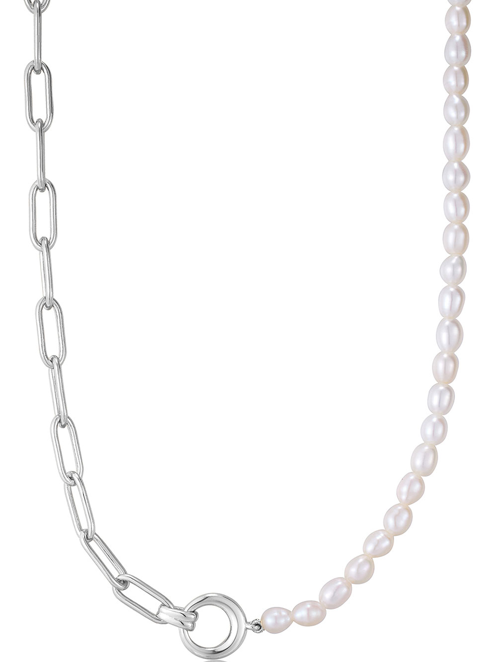 ANIA HAIE N043-01H Pearl Power Ladies Necklace, adjustable