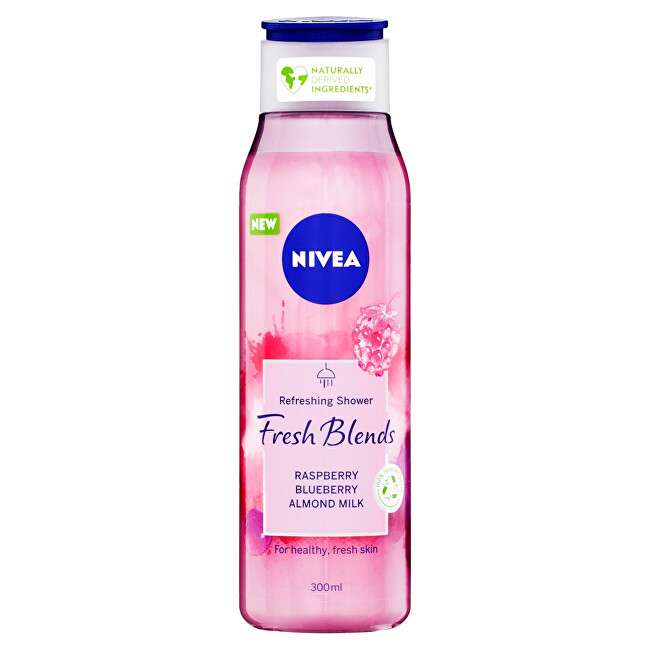 Shower gel with the scent of raspberries and blueberries Fresh Blends (Refreshing Shower) 300 ml